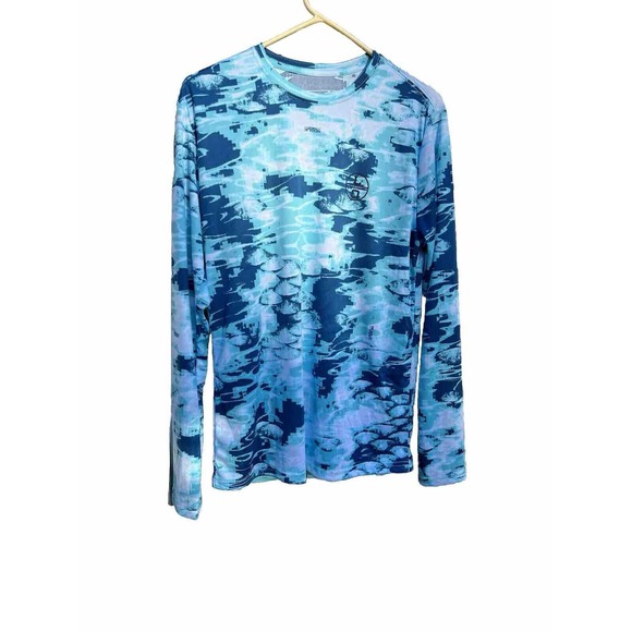 Field And Stream‎ Lincoln Outfitters Long Sleeve Blue Dry Fly Small - Picture 1 of 4